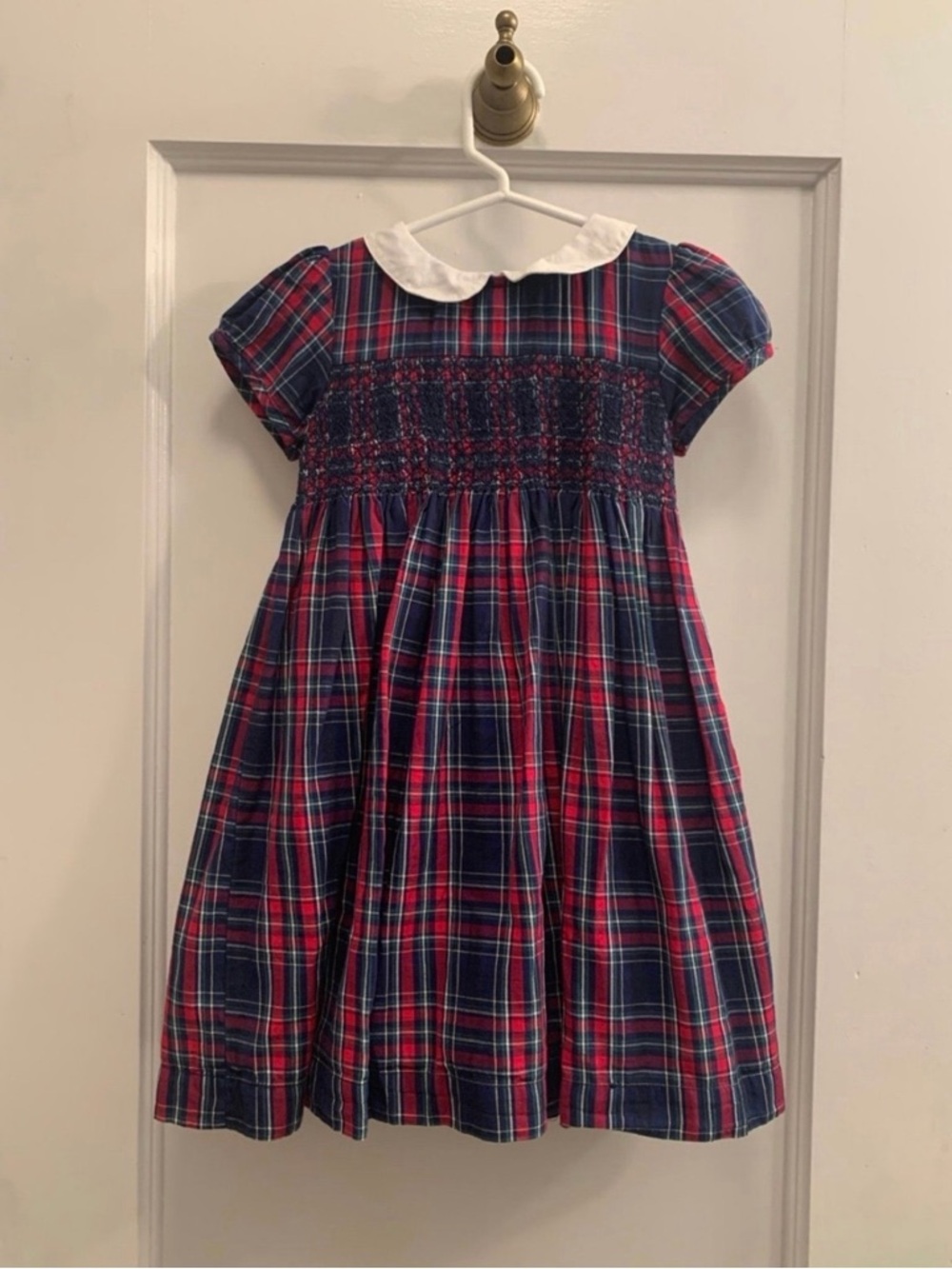 NWOT Jojo Maman Bebe Plaid Lined Girls Dress